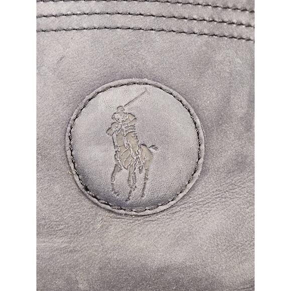 Polo Ralph Lauren Ranger Buckle Boots Men's Size 8D Blue Suede Classic Hip Hop - Picture 6 of 9